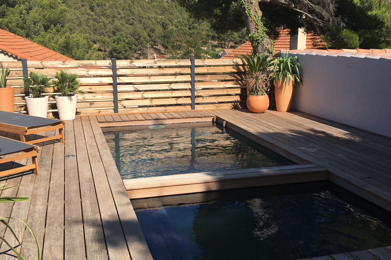 piscine en bois à hyères