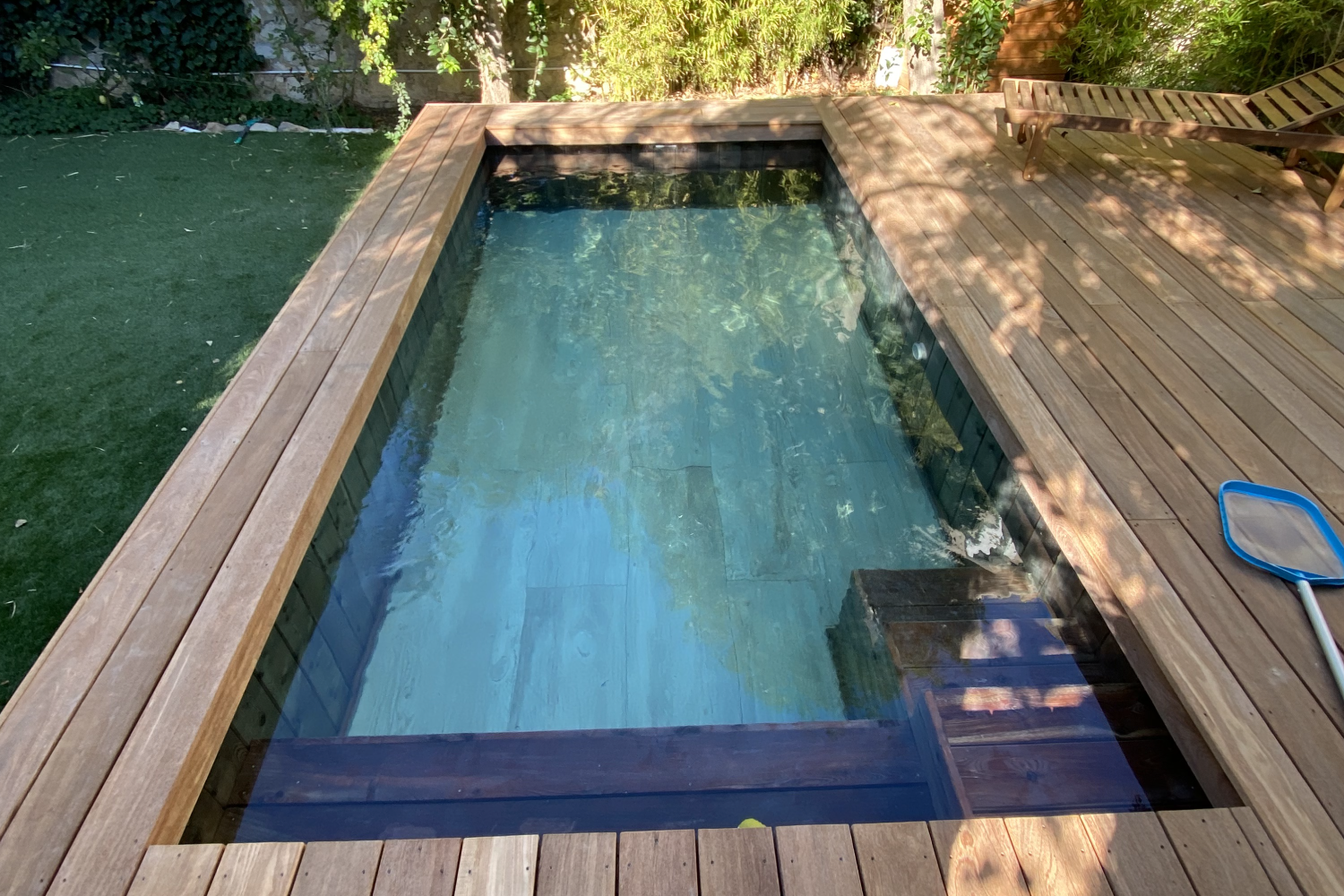 piscine en bois sans liner à toulon